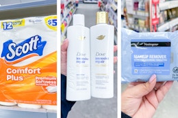 Last-Chance Walgreens Deals: $1 Dove Shampoo, $3.75 Scott, and More card image