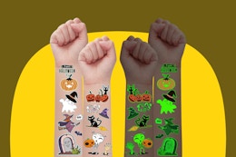 Halloween Temporary Tattoos that glow in the dark