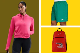 3 Nike clearance deals: Hoodie, Shorts & Backpack