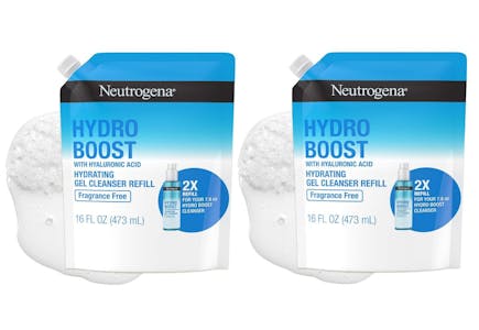 2 Neutrogena Hydro Boost Cleanser Refills
