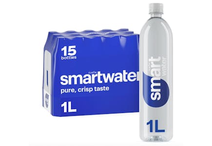 SmartWater Water Bottles 15-Pack
