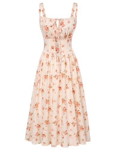 Floral Printed Corset Dress