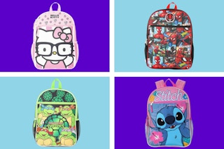 Kids Character Backpacks: Hello Kitty, Spider-Man, Ninja Turtles & Stitch