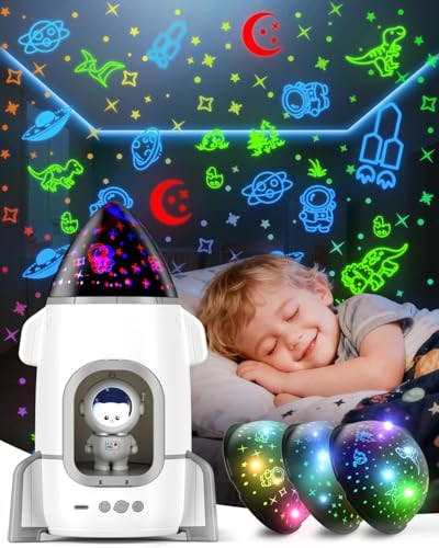 Rocket Night Light Projector