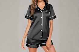 Women's Silk Pajama Set