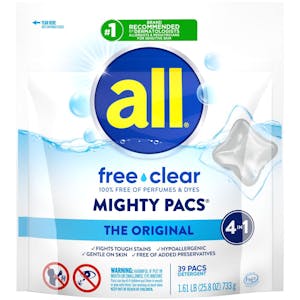 All Laundry Detergent Pacs