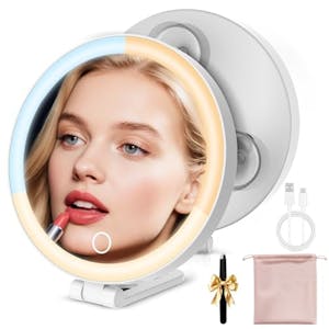 Travel Makeup Mirror with Lights