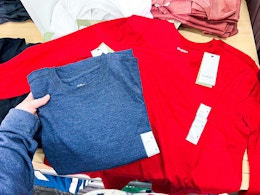 Men's Long Sleeve Shirts for 43% Off — As Low as $6.27 at Target card image