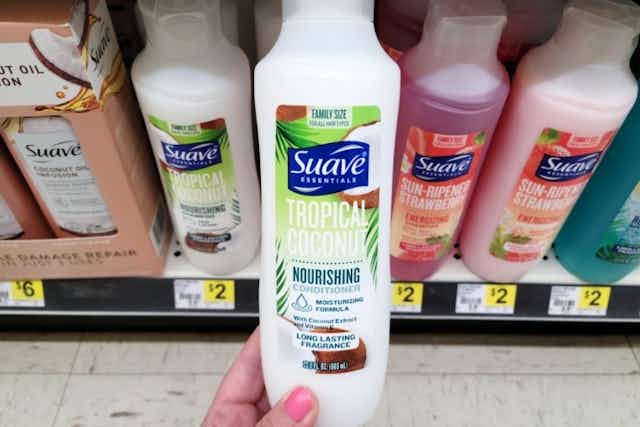 Suave Essentials Shampoo or Conditioner, Only $1 at Dollar General card image