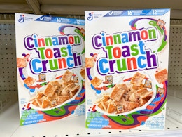 Cinnamon Toast Crunch Cereal, Just $1.50 at Walgreens + 900 Fetch Points card image