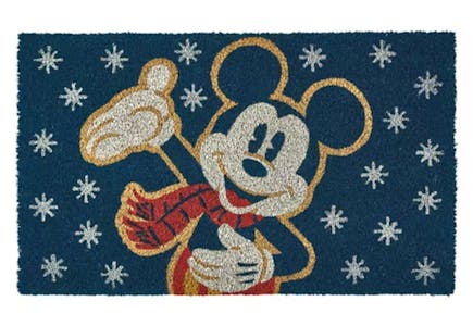 Disney Holiday Coir Mat