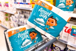 Angel Soft Toilet Paper 9-Packs, Only $4.74 Each at Walgreens card image