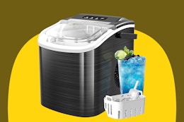 Portable Countertop Ice Maker, Only $45 on Amazon card image