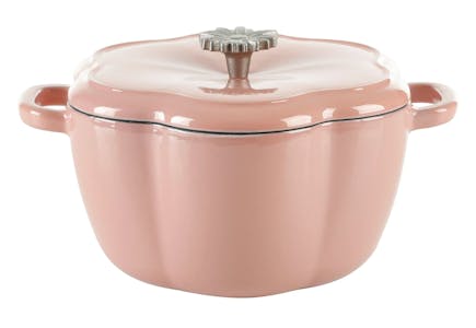 The Pioneer Woman Timeless Beauty 5-Quart Cast Iron Dutch Oven with  Stainless Steel Butterfly Knob - Coupon Codes, Promo Codes, Daily Deals,  Save Money Today