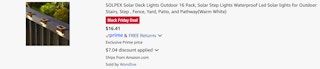 Amazon Solar Deck Lights 2025