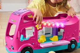 Fisher Price Little People Toddler Toy Barbie Dreamcamper