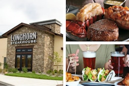 Get a $25 Longhorn Steakhouse Gift Card for $19 and a $50 Gift Card for $38 card image