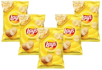 5 Lay's Chips Bags