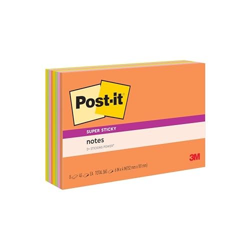 Post-it Super Sticky Notes 8-Pack