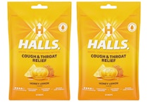 2 HALLS Cough Drop Bags