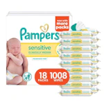 Pampers Sensitive Wipes 18-Pack