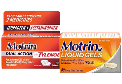 2 Motrin Boxes