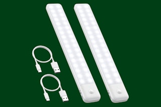 cabinet light on green background