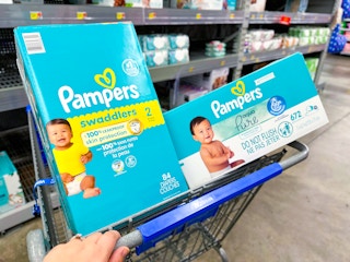 Pampers Swaddlers and Pure