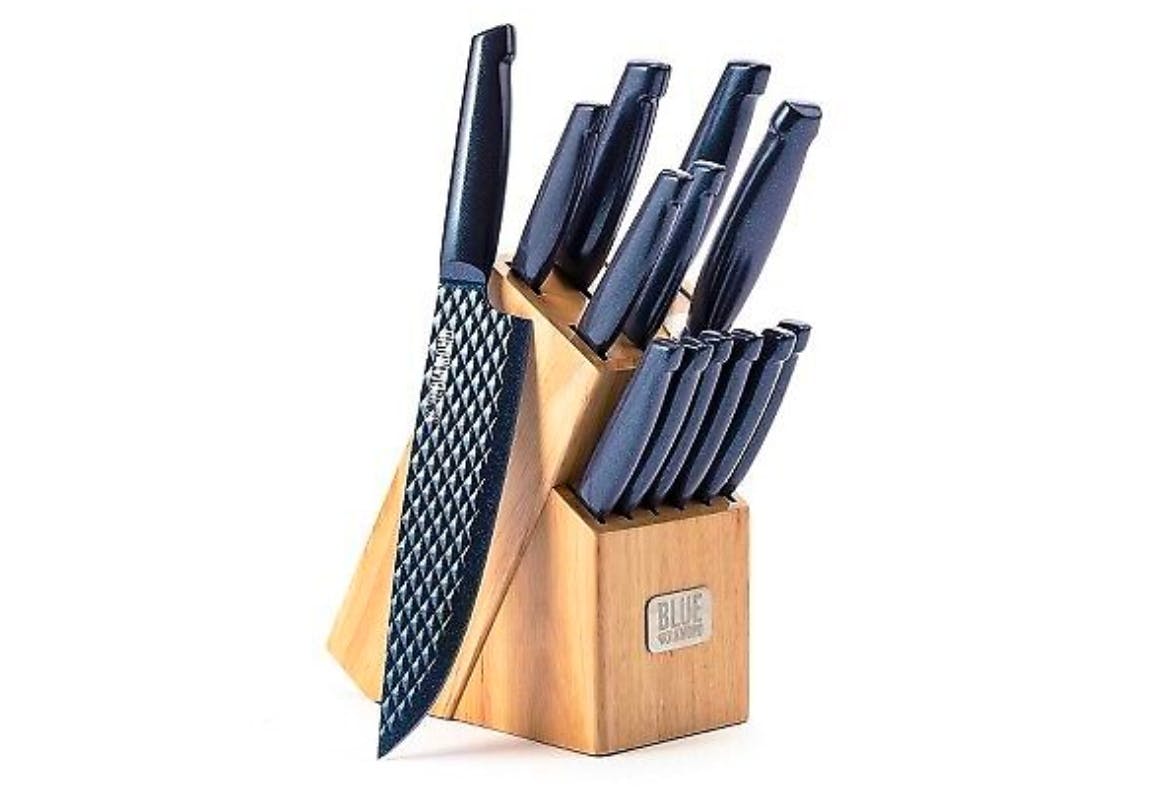 Blue Diamond Knife Block Set