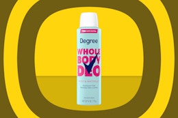 Degree Whole Body Deodorant Spray, Just $4.62 on Amazon card image