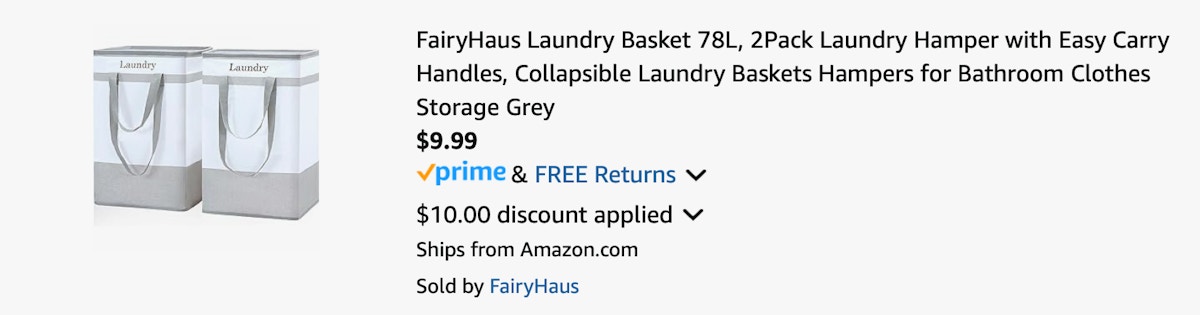 Amazon Laundry Basket 2025 2