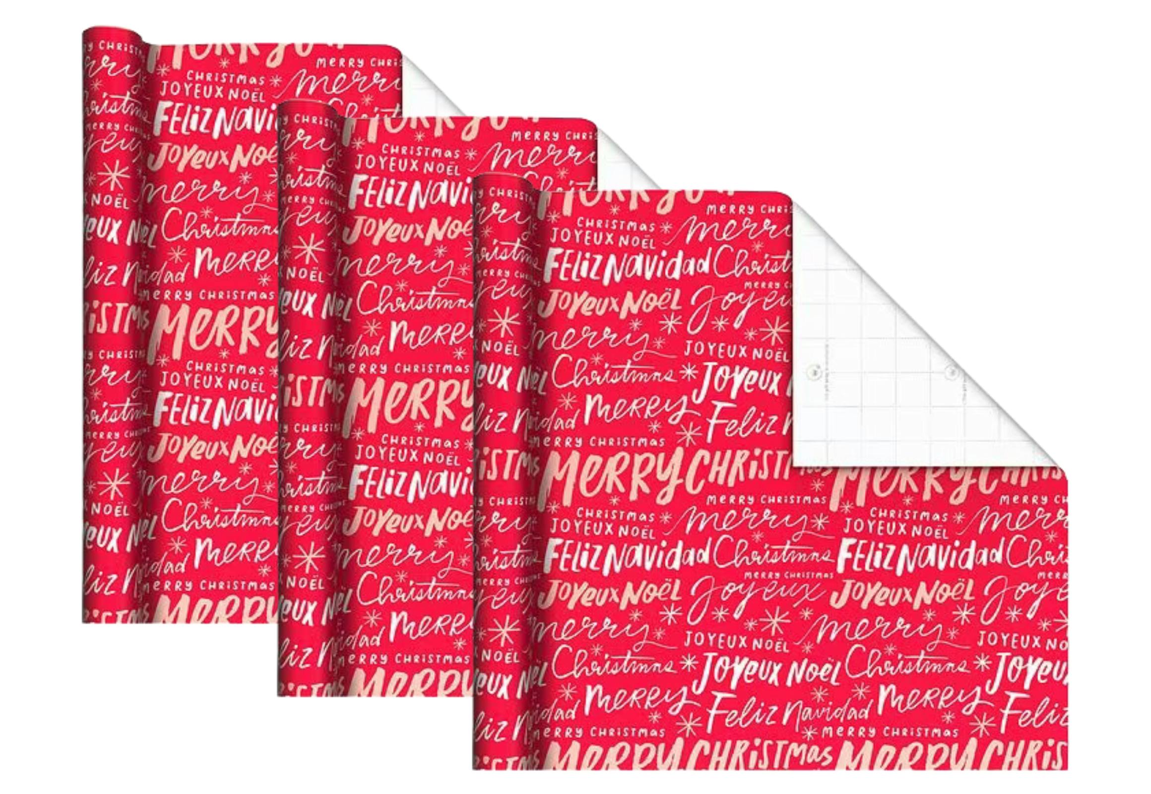 3 Wrapping Paper Rolls (135 sq ft)