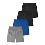 Kids' Active Shorts 4-Pack