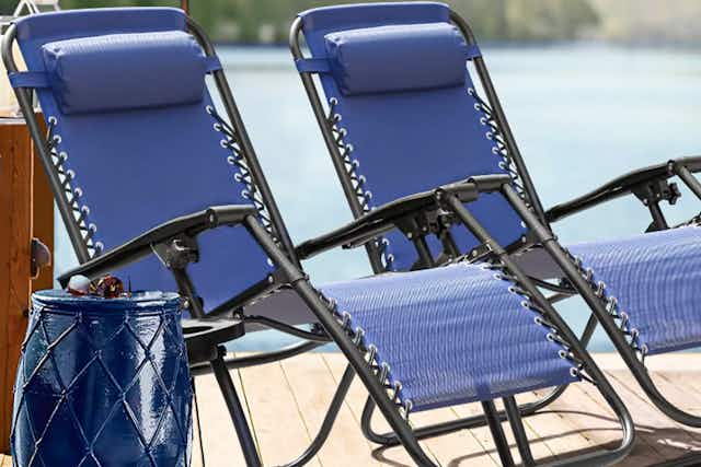 Zero Gravity Lounge Chairs, Only $35 Each at Walmart card image