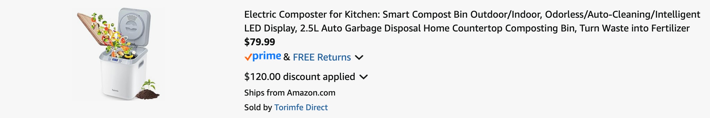 Amazon Smart Electric Composter 2025 2
