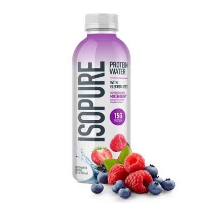 2 Isopure Clear Protein Water Bottles