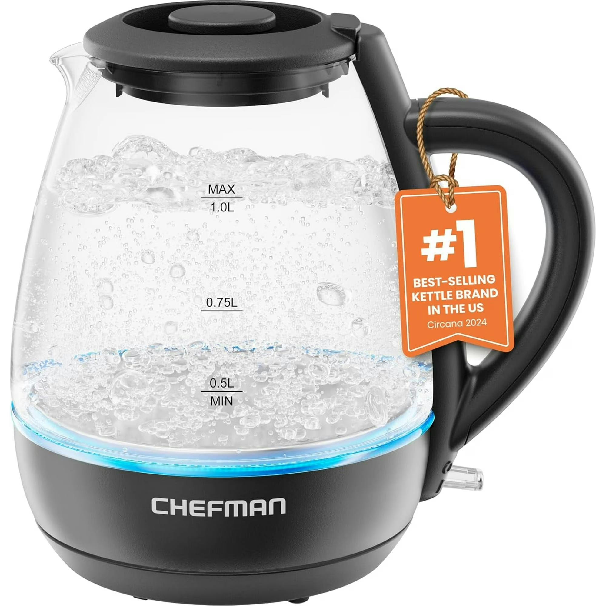 Chefman Electric Glass Kettle