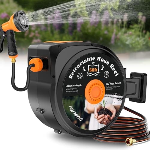 Retractable Garden Hose Reel