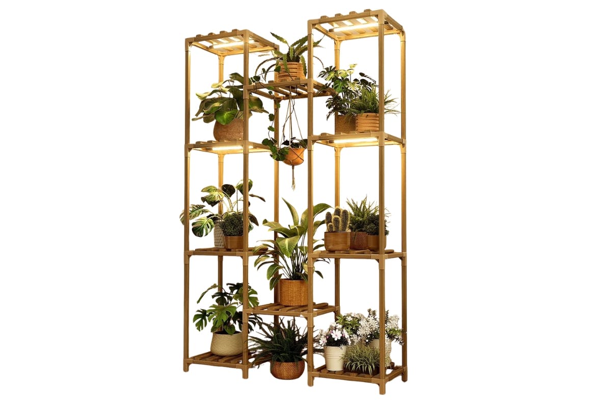 Plant Stand With Grow Light
