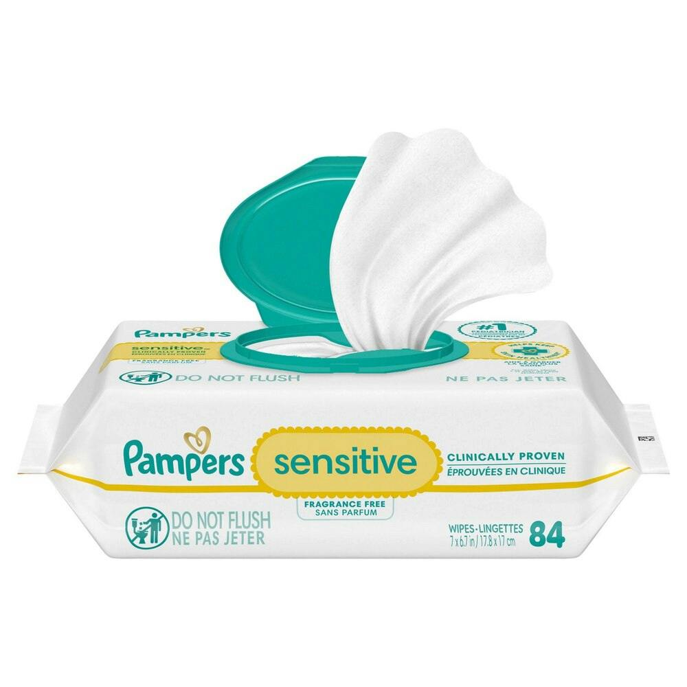 2 Pampers Baby Wipe Packs