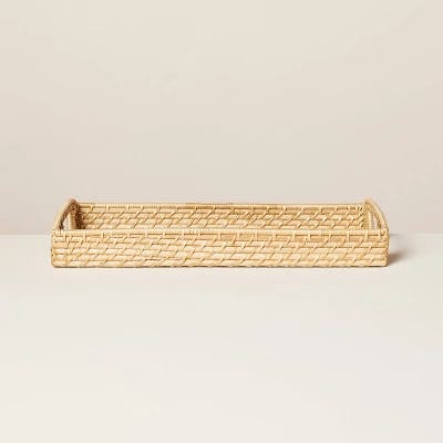 Hearth & Hand Woven Bathroom Tray