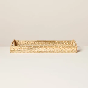 Hearth & Hand Woven Bathroom Tray