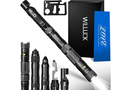 Flashlight Pen Tool + Bonus Wallet