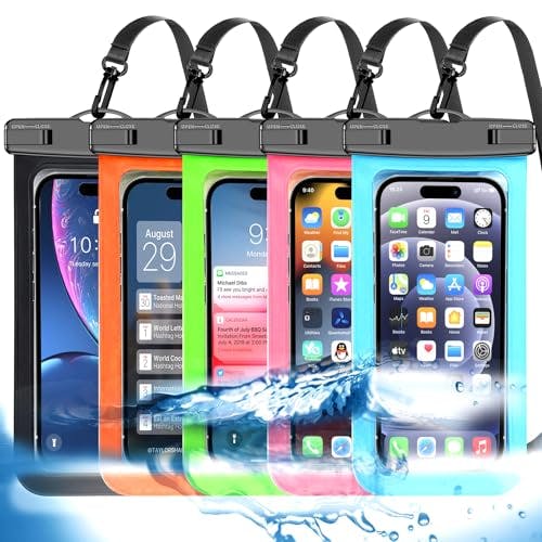 Waterproof Phone Pouch 5-Pack
