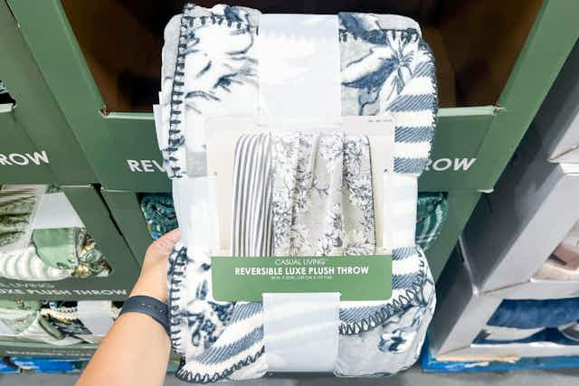 New $9.99 Throw Blankets at Costco card image