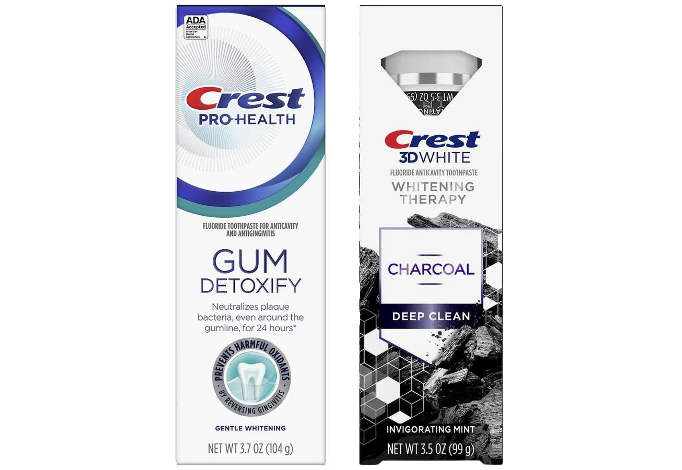 2 Crest Toothpastes