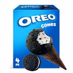 Oreo Frozen Dairy Dessert Cones