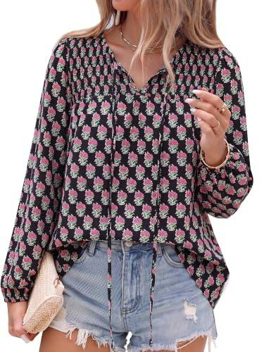 KIRUNDO Women's Boho Top