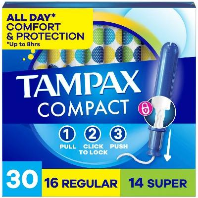 3 Tampax Compact Tampons Boxes
