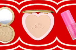 too faced makeup on a grid